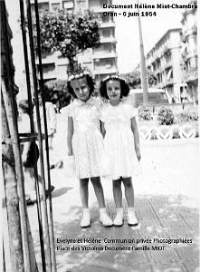 COMMUNIONS ORAN 1954 06 06  MIOT-CHAMBRE (3) 